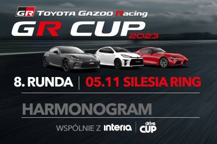 Harmonogram 8. rundy TOYOTA GR CUP - 05.11 Silesia Ring